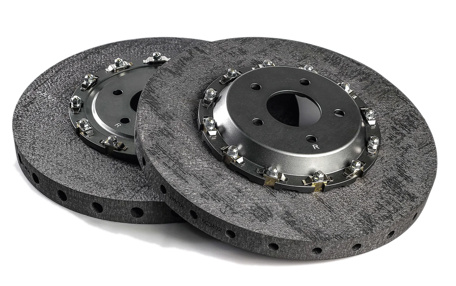 Carbon ceramic brake discs for different vehicles